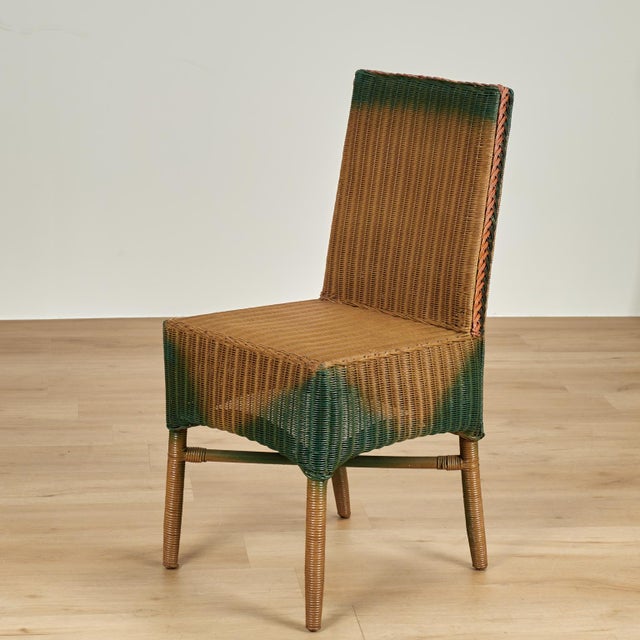 Two Piece Set of Antique Wicker by Lloyd Loom For Sale - Image 13 of 18
