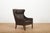 Model 2204 Wingback Armchair in Leather with Wood Legs by Børge Mogensen for Frederica, 1963 For Sale - Image 13 of 13