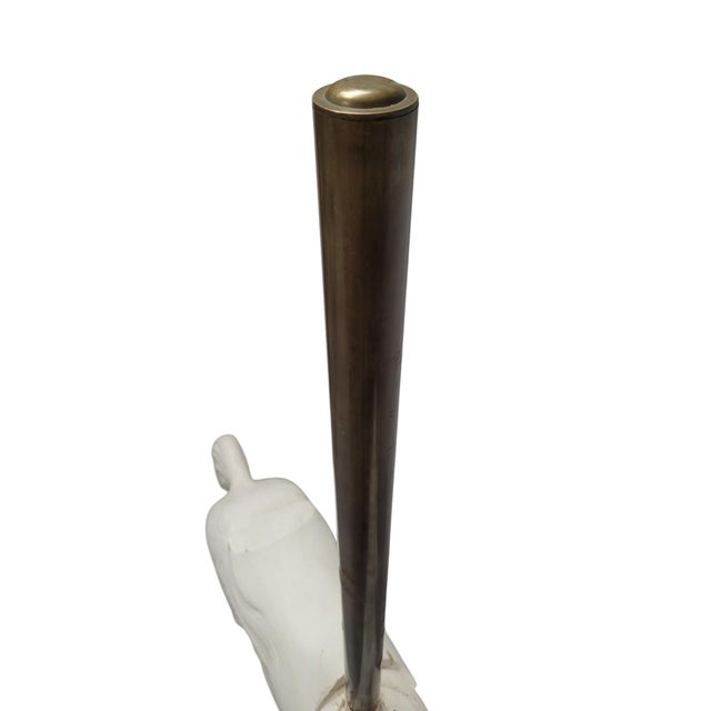 Rare Solid Tiger Oak Carousel Prancer, "Philadelphia School Folk Art Horse" For Sale - Image 13 of 16