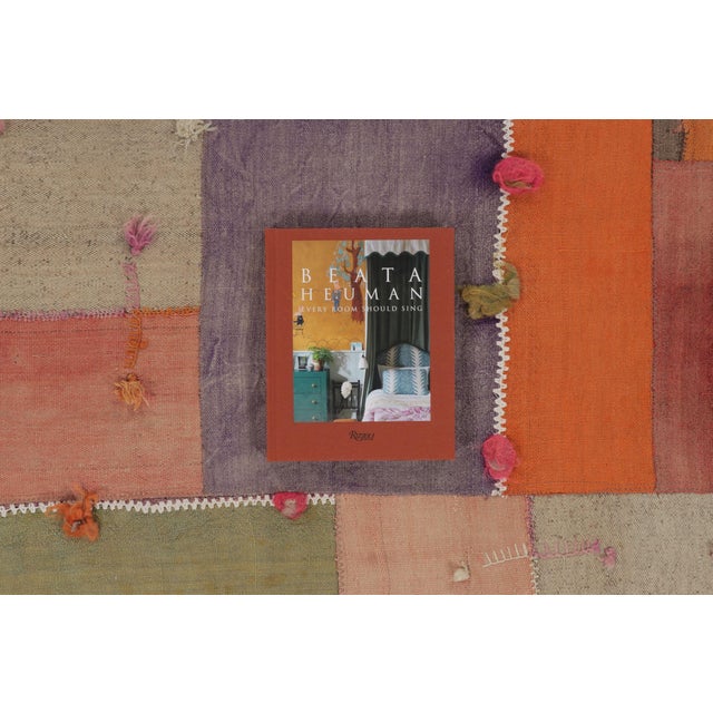 Vintage Turkish Patchwork Rug in Polychromatic Geometric Design - Rug & Kilim For Sale - Image 9 of 9