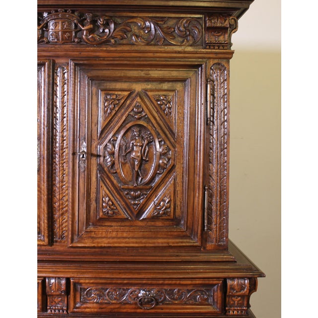 Renaissance Buffet Representing the 4 Seasons, France, 1580 For Sale - Image 12 of 15