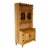s.h. Møbler Oak Hutch With Glass Doors Danish Mid-Century Modern 1960s For Sale