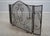 Traditional Jan Barboglio Quality Wrought Iron Trifold Fireplace Screen For Sale - Image 3 of 12