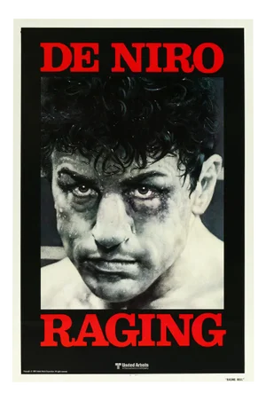 Vintage Raging Bull Original U.S. One Sheet Movie Poster, 1980s
