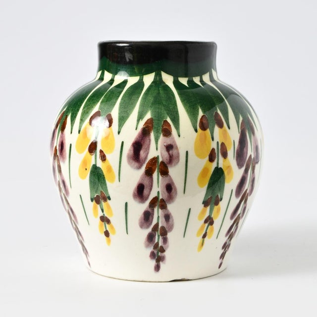 Ceramic German Hand-Painted Vase from Alfred Lohse, 1920s For Sale - Image 7 of 7