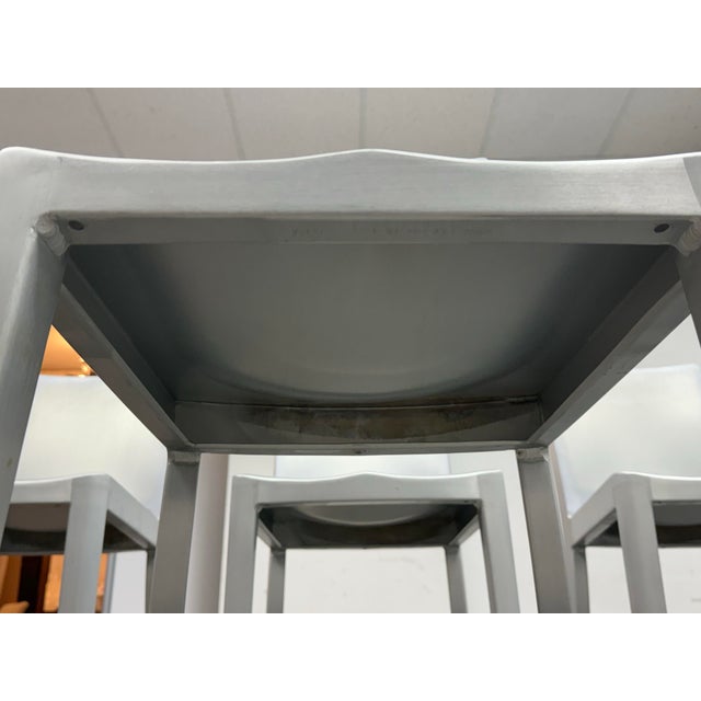 Philippe Starck for Emeco Hudson Barstools, Set of Four For Sale - Image 11 of 12