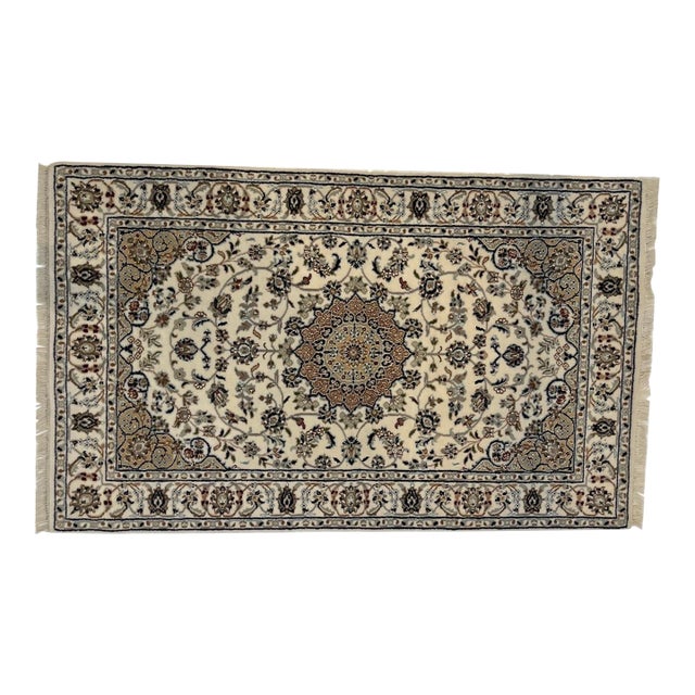 1980s Indo Persian Nain , 2'8" X 4'2" For Sale