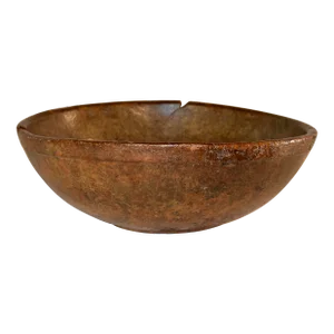 18th Century Very Large Burl Bowl