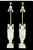 Mid 20th Century Neoclassical Alabaster Table Lamps - a Pair For Sale - Image 10 of 15