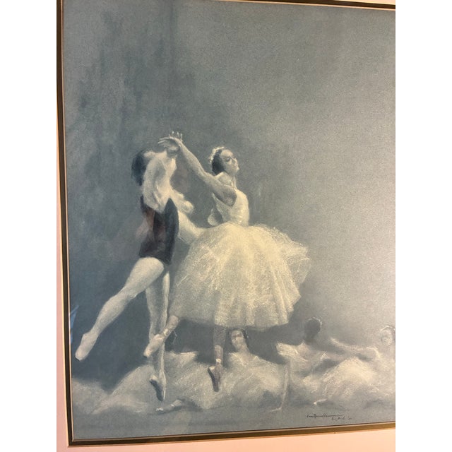 Vintage Pair of Ballet Lithograph Prints by August Von Munchhausen. Set of 2 For Sale In Dallas - Image 6 of 11