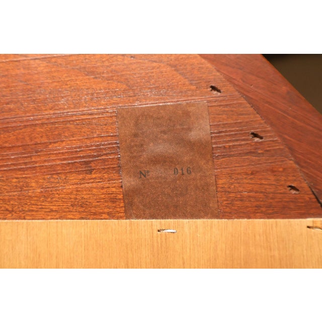 Cochran Mahogany Chippendale Style Cherry Dresser With Mirror For Sale - Image 14 of 18