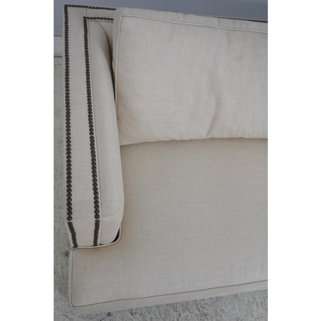 Ethan Allen Astor Track Arm Loveseat For Sale - Image 10 of 18