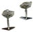 Diamond Fresh Water Pearl Cufflinks 14k Gold 0.45 TCW Designer Certified, Pair For Sale