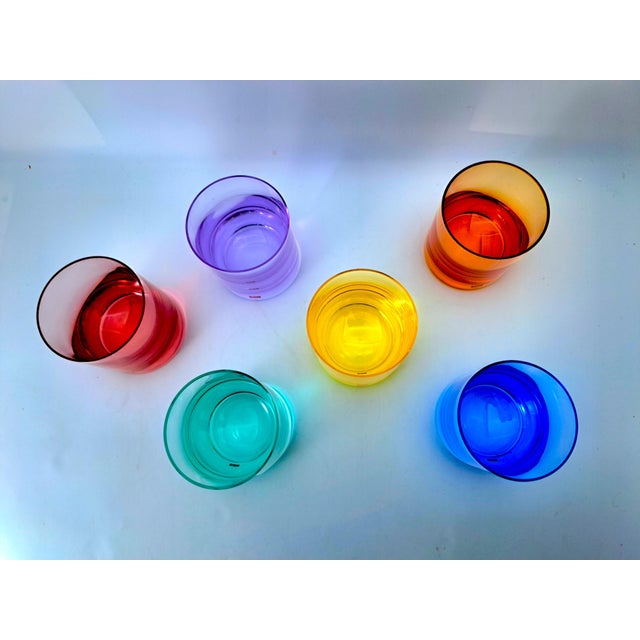 Moser Colored Crystal Whiskey Glasses, 1970s, Set of 6 For Sale - Image 15 of 17