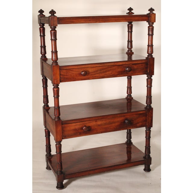 William IV William IV Mahogany Etagere For Sale - Image 3 of 12