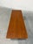 Brown Large Mid Century Modern Danish Teak Bench With Pull Out Tray For Sale - Image 8 of 12