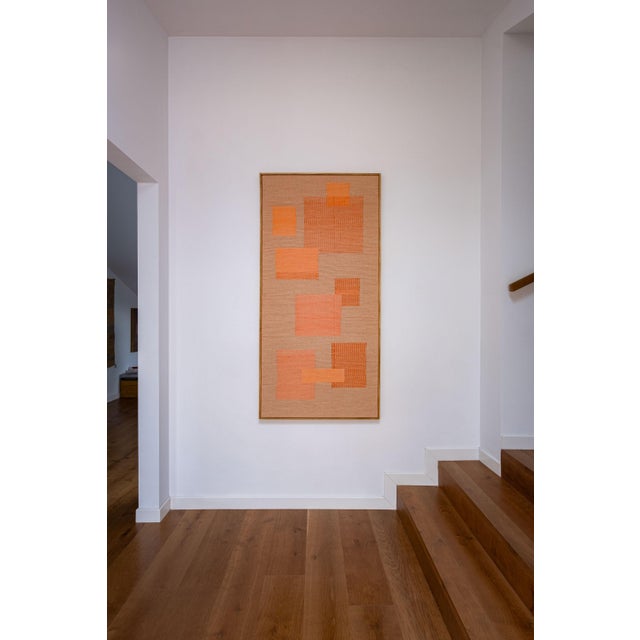 Contemporary Spigolatura 95 Handwoven Wall Art by Susanna Costantini For Sale - Image 3 of 12
