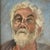 Vintage Boho Signed Original Oil Portrait on Board For Sale - Image 9 of 12