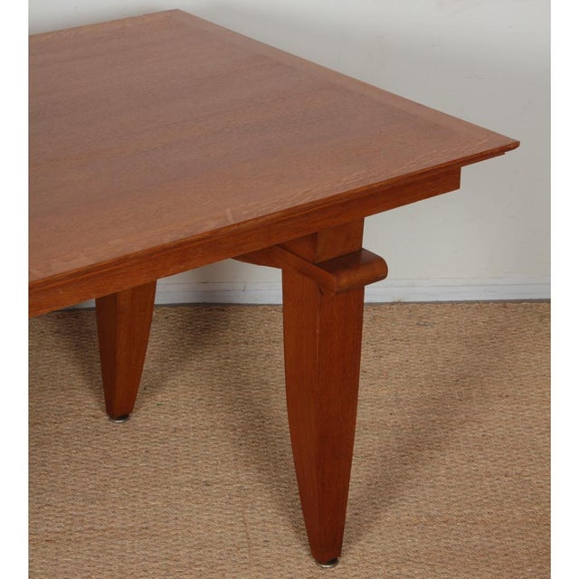 French Oak Dining Table, 1940s For Sale - Image 3 of 8