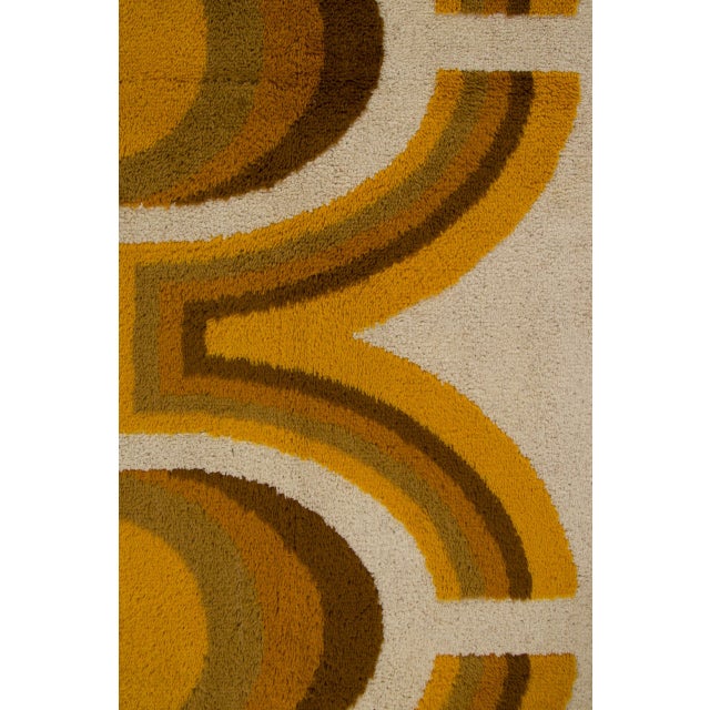 Vintage Swedish Geometric Wool Rug in Brown Hues by Rug & Kilim, 1950-1959 For Sale In New York - Image 6 of 10