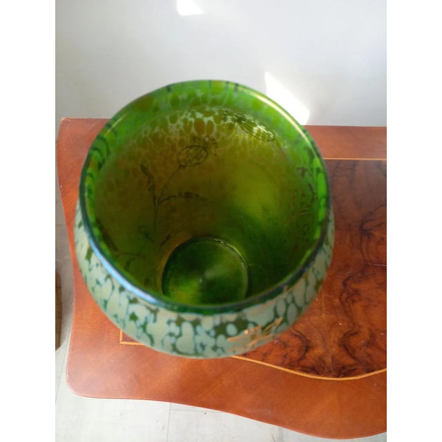 Green Papilon Vase from Lötz, 1899, in Flawless conditions. Designed 1890 to 1919