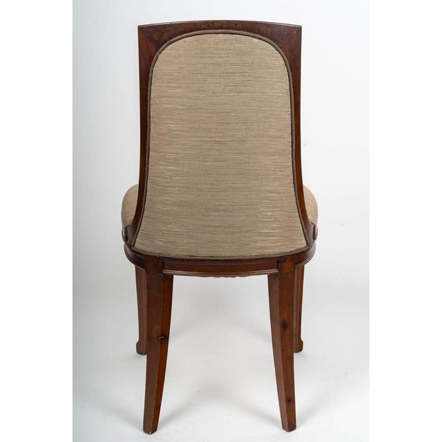 Art Nouveau Desk Chair in Carved Wood, 1900 For Sale - Image 4 of 8