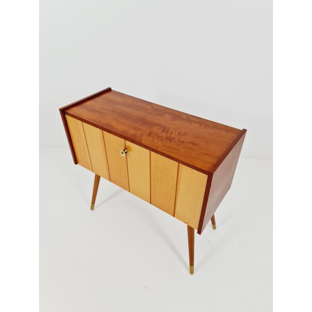 Small Mid-Century Modern German Sideboard, 1950s For Sale - Image 4 of 11