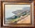Antique 19th Century French Impressionist Landscape Oil Painting of the Riviera / Mediterranean Sea Coast For Sale - Image 4 of 9