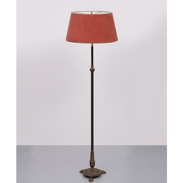 Black Vintage French Floor Lamp, 1970s For Sale - Image 8 of 8