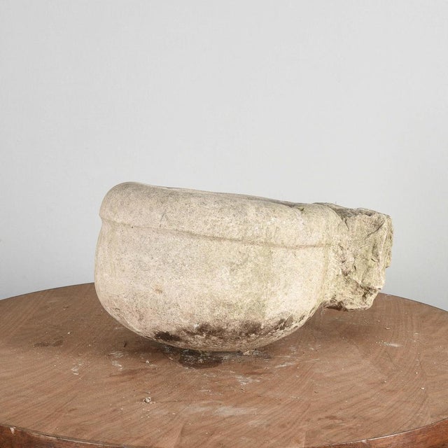 Wall Bowl in Stone For Sale - Image 6 of 9