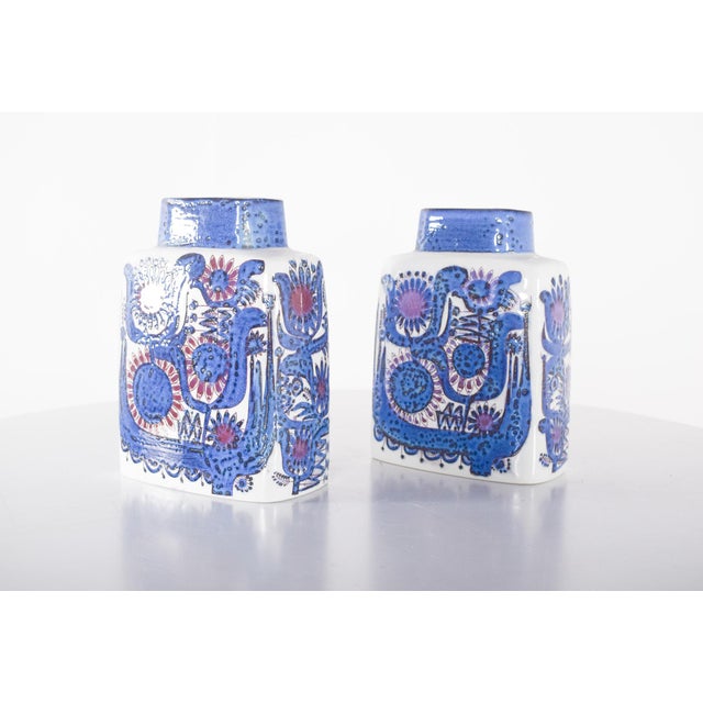 Royal Copenhagen Pottery Tenera Vases from Royal Copenhagen, Set of 2 For Sale - Image 4 of 7