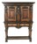 19th Century Italian Renaissance Revival Walnut, Intarsia & Marble Cabinet For Sale