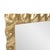 La Bailadora Bright Gold Ruffled Metal Dressing Mirror For Sale In Chicago - Image 6 of 11