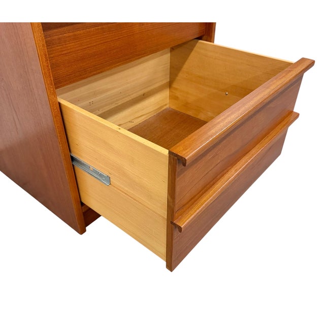 Wood Vintage Danish Modern Teak Lingerie Chest For Sale - Image 7 of 7