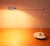 Halogen table lamp with toroidal transformer and intensity regulator, 12 V 50 W bulb Arm with 3 joints. White lacquered...