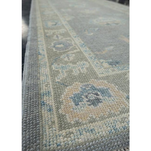 Turkish Oushak Rug 3'1" x 12'3" For Sale - Image 10 of 10