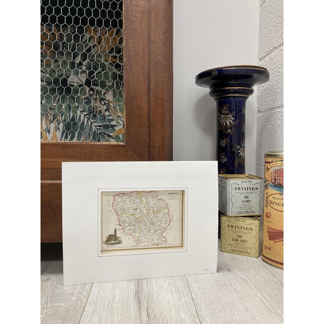 Map of the French Department of the Creuse After Charles v. Monin, 1840s For Sale - Image 14 of 17