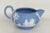Wedgwood England Jasperware Blue Grecian Cameo Milk Creamer For Sale - Image 13 of 13