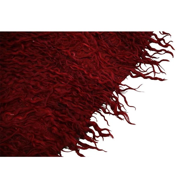 Oriental Hand Knotted Rug Turkish Modern Tulu Rug 2'11" x 4'2" For Sale - Image 4 of 8