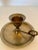 1980s Middle Eastern Brass Candle Holder, Bottle, and Lidded Dish - 3 Piece Set For Sale - Image 10 of 13