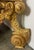 Baroque-Style 22k Gold Leaf Carved Coffee Table With Black Stone Top For Sale - Image 9 of 13