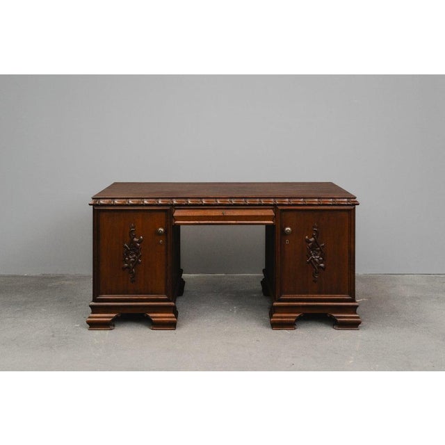 Item: Desk Period & Style: Art Nouveau – Early 20th Century Features - Stylish and functional piece of furniture with...