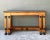 Vintage William Switzer Carved Wood Console With Stone Top For Sale - Image 9 of 12