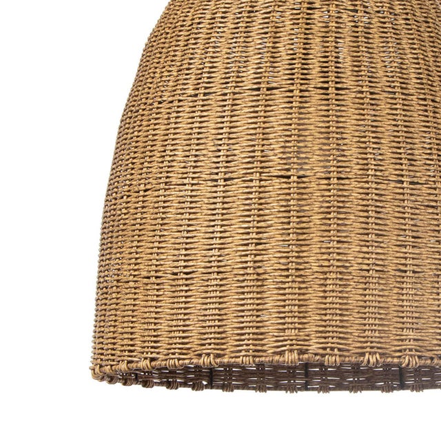 Plastic Regina Andrew Beehive Outdoor Pendant, Weathered Natural, Large For Sale - Image 7 of 9