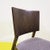 Wooden Chair with Upholstered Seat in Grey Geometric Fabric For Sale - Image 4 of 10