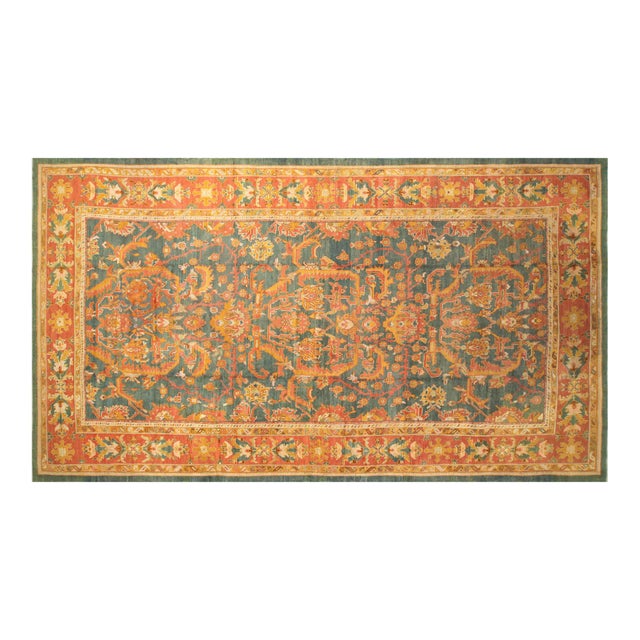 1960s Turkish Oushak Rug For Sale