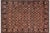 Black Elegant Floral Pak-Persian Black/Brown Wool Rug - 8'2'' X 10'2'' For Sale - Image 8 of 9