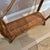Vintage Rattan and Bamboo Console Table With Curved Legs For Sale - Image 9 of 10