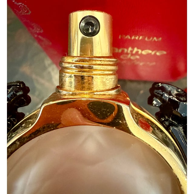 Cartier 1990's Art Deco Style Panthère De Cartier Perfume Bottle and Case, Paris For Sale - Image 4 of 13