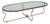 Tommi Parzinger, Unique Coffee Table, Brushed Steel, Glass, Usa, 1950s For Sale